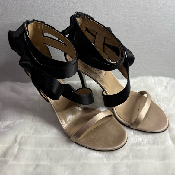 Valentino Black and Cream Heels Authentic - Picture 11 of 13